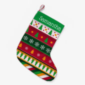 Weihnachts-Strumpf Kleiner Weihnachtsstrumpf (Vorderansicht (hängend))