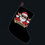 Weihnachts-Strumpf Kleiner Weihnachtsstrumpf<br><div class="desc">Weihnachts-Sleigher Santa Rock Xmas Rocker</div>