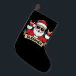 Weihnachts-Strumpf Kleiner Weihnachtsstrumpf<br><div class="desc">Weihnachts-Sleigher Santa Rock Xmas Rocker</div>