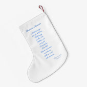 Weihnachts-Strumpf Kleiner Weihnachtsstrumpf (Rückseite (Hängend))