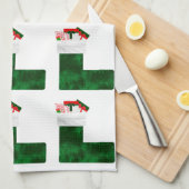 Weihnachts-Strumpf Küchentücher (Viertel Falte)