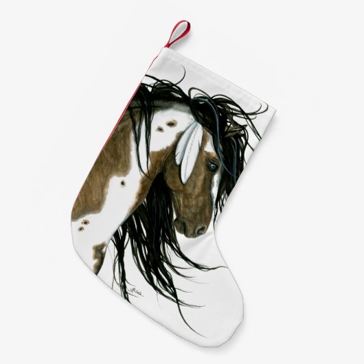 Weihnachts-Strumpf Majestic Horses by Bihrle Kleiner Weihnachtsstrumpf (Vorderansicht (hängend))