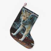 Weihnachts-Strumpf Mein alter Coyote Kleiner Weihnachtsstrumpf (Vorderansicht (hängend))