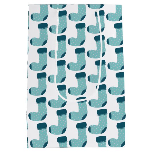 Weihnachts-Strumpf Mittlere Geschenktüte (Rückseite)