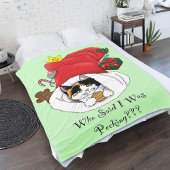 Weihnachts-Strumpf Niedlich Calico Kitten Fleecedecke