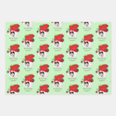 Weihnachts-Strumpf Niedlich Calico Kitten Geschenkpapier Set (Vorderseite 2)