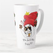 Weihnachts-Strumpf Niedlich Calico Kitten Milchtasse (Rechte Ecke)