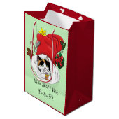 Weihnachts-Strumpf Niedlich Calico Kitten Mittlere Geschenktüte (Vorderseite Schrägansicht)