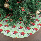 Weihnachts-Strumpf Niedlich Calico Kitten Polyester Weihnachtsbaumdecke