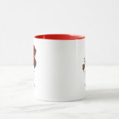 Weihnachts-Strumpf Niedlich Calico Kitten Tasse (Zentrum)