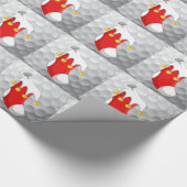 Weihnachts Strumpf Packpapier. Geschenkpapier (Ecke)