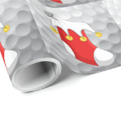 Weihnachts Strumpf Packpapier. Geschenkpapier (Rolleneckpunkt)