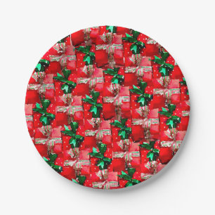 Weihnachts-Strumpf-Papier-Teller Pappteller