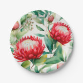 Weihnachts-Strumpf Pappteller (Vorderseite)