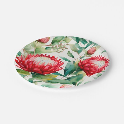 Weihnachts-Strumpf Pappteller (Schrägansicht)