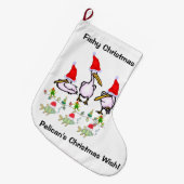 Weihnachts-Strumpf, Pelican Großer Weihnachtsstrumpf (Vorderansicht (hängend))