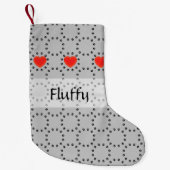 Weihnachts-Strumpf - Personalisierter Kreis der Li Kleiner Weihnachtsstrumpf (Vorderseite)