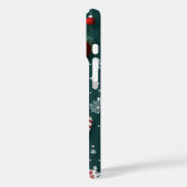 Weihnachts-Strumpf Rot Grün Case-Mate iPhone Hülle (Rückseite / Links)