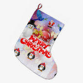 Weihnachts-Strumpf, Schneemann Großer Weihnachtsstrumpf (Vorderansicht (hängend))