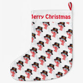 Weihnachts-Strumpf/Schneemann Großer Weihnachtsstrumpf (Rückseite)