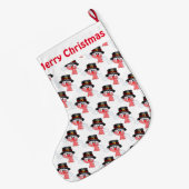 Weihnachts-Strumpf/Schneemann Großer Weihnachtsstrumpf (Rückseite (Hängend))