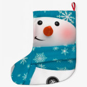 Weihnachts-Strumpf/Schneemann Großer Weihnachtsstrumpf (Rückseite)