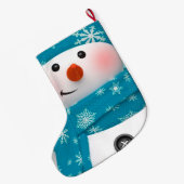 Weihnachts-Strumpf/Schneemann Großer Weihnachtsstrumpf (Rückseite (Hängend))