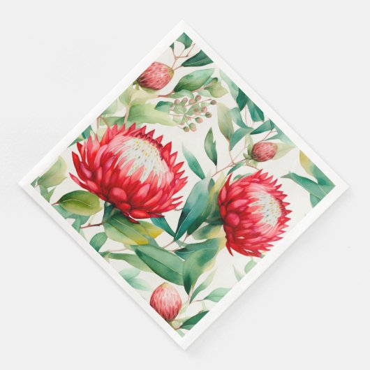 Weihnachts-Strumpf Serviette (Ecke)