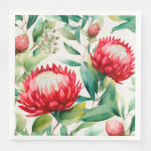 Weihnachts-Strumpf Serviette (Vorderseite)