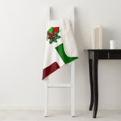 Weihnachts-Strumpf Sherpa Blanket Sherpadecke (Beispiel)