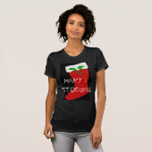 Weihnachts-Strumpf T-Shirt (Vorne ganz)
