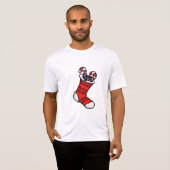 Weihnachts-Strumpf T-Shirt (Vorne ganz)