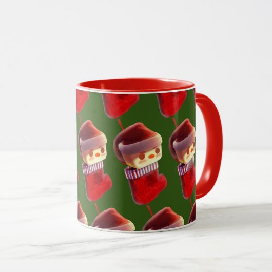 Weihnachts-Strumpf Tasse (VorderseiteRechts)