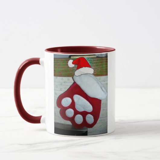 Weihnachts-Strumpf Tasse (Links)