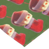 Weihnachts-Strumpf Tischdecke (Schrägansicht)