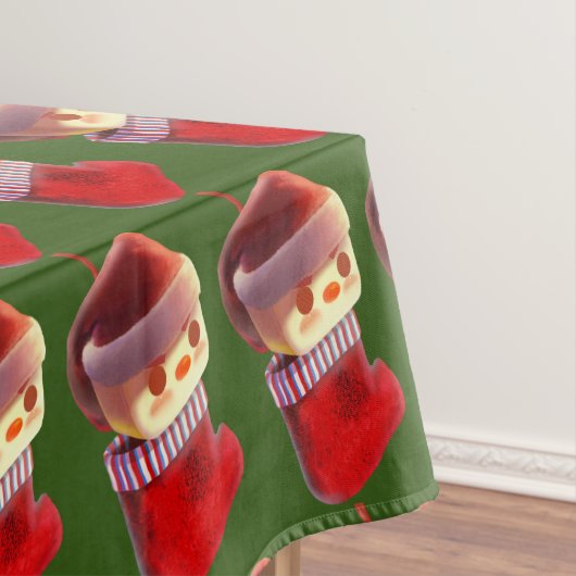 Weihnachts-Strumpf Tischdecke (Beispiel)