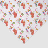 Weihnachts-Strumpf und Präsentationen Xmas Seidenpapier (Ausschnitt)