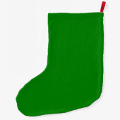 Weihnachts-Strumpf von Santa Skull Großer Weihnachtsstrumpf (Rückseite)