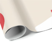 Weihnachts-Strumpf Weihnachtsfeiertag Geschenkpapier (Rolleneckpunkt)