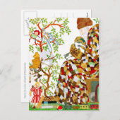 Weihnachts-Strümpfe ersticken Feiertagspostkarte (Vorne/Hinten)