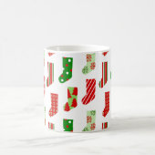 Weihnachts-Strümpfe Kaffeezubereitung Tasse (Mittel)