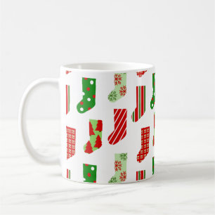 Weihnachts-Strümpfe Kaffeezubereitung Tasse