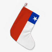 Weihnachts-Strümpfe mit der Fahne des Chilen Kleiner Weihnachtsstrumpf (Vorderansicht (hängend))