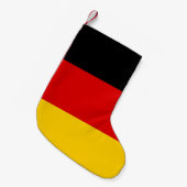 Weihnachts-Strümpfe mit der Fahne Deutschlands Kleiner Weihnachtsstrumpf (Vorderansicht (hängend))