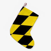 Weihnachts-Strümpfe mit der Fahne Münchens Kleiner Weihnachtsstrumpf (Vorderansicht (hängend))