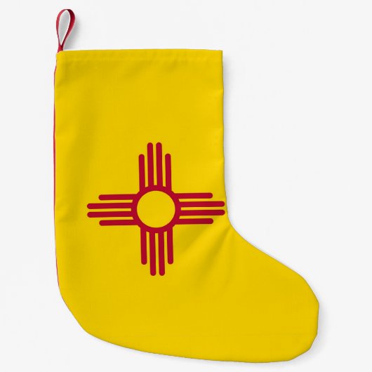 Weihnachts-Strümpfe mit der Fahne New Mexico Kleiner Weihnachtsstrumpf (Vorderseite)