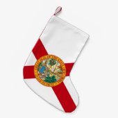 Weihnachts-Strümpfe mit der Fahne von Florida, USA Kleiner Weihnachtsstrumpf (Vorderansicht (hängend))