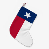Weihnachts-Strümpfe mit der Fahne von Texas Kleiner Weihnachtsstrumpf (Vorderansicht (hängend))