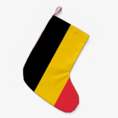 Weihnachts-Strümpfe mit der Flagge Belgiens Kleiner Weihnachtsstrumpf (Vorderansicht (hängend))