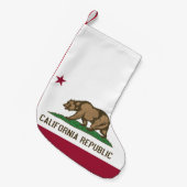 Weihnachts-Strümpfe mit der Flagge Kaliforniens, U Kleiner Weihnachtsstrumpf (Vorderansicht (hängend))